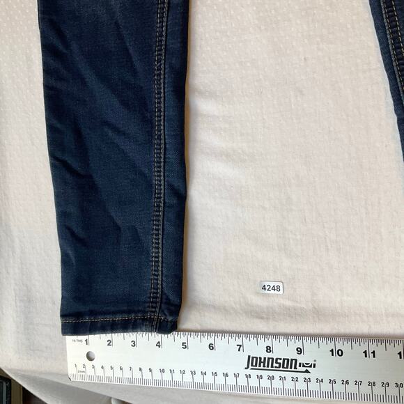 Joe Boxer Women Skinny Jeans size 5 Blue High Rise Stretch Boot Cut NWT Comfy - Picture 6 of 11